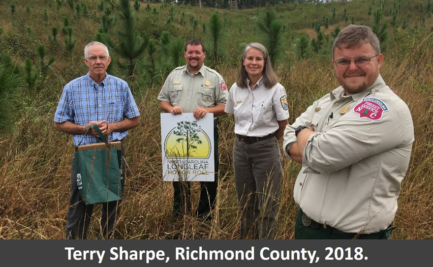 Photo of 2018 Honor Roll Recipients: Terry Sharpe, Richmond County